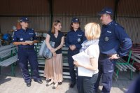Policjanci na Ogólnopolskim Głosie Profilaktyki 1 czerwca 2015 roku