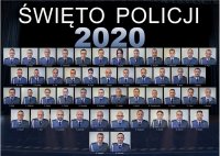 zdjęcie tablo z okazji Święta Policji 2020